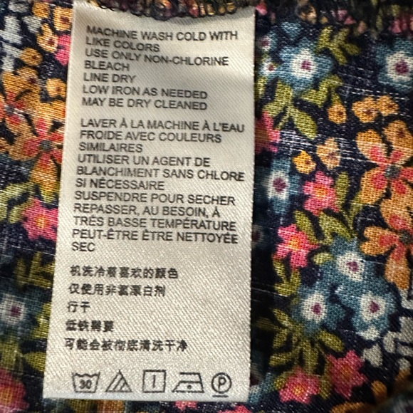 Free People Floral Puff Sleeve Too| Size XS - Picture 7 of 10